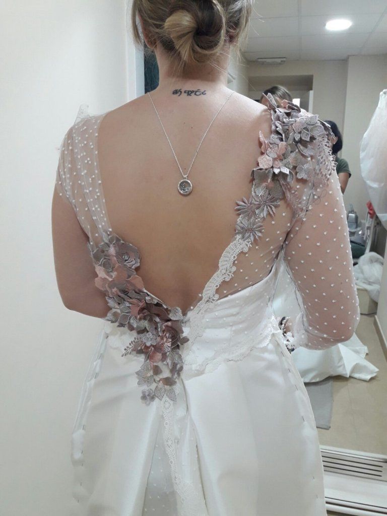 El vestido de novia de Desirée | Diseñadora Sara Ostos